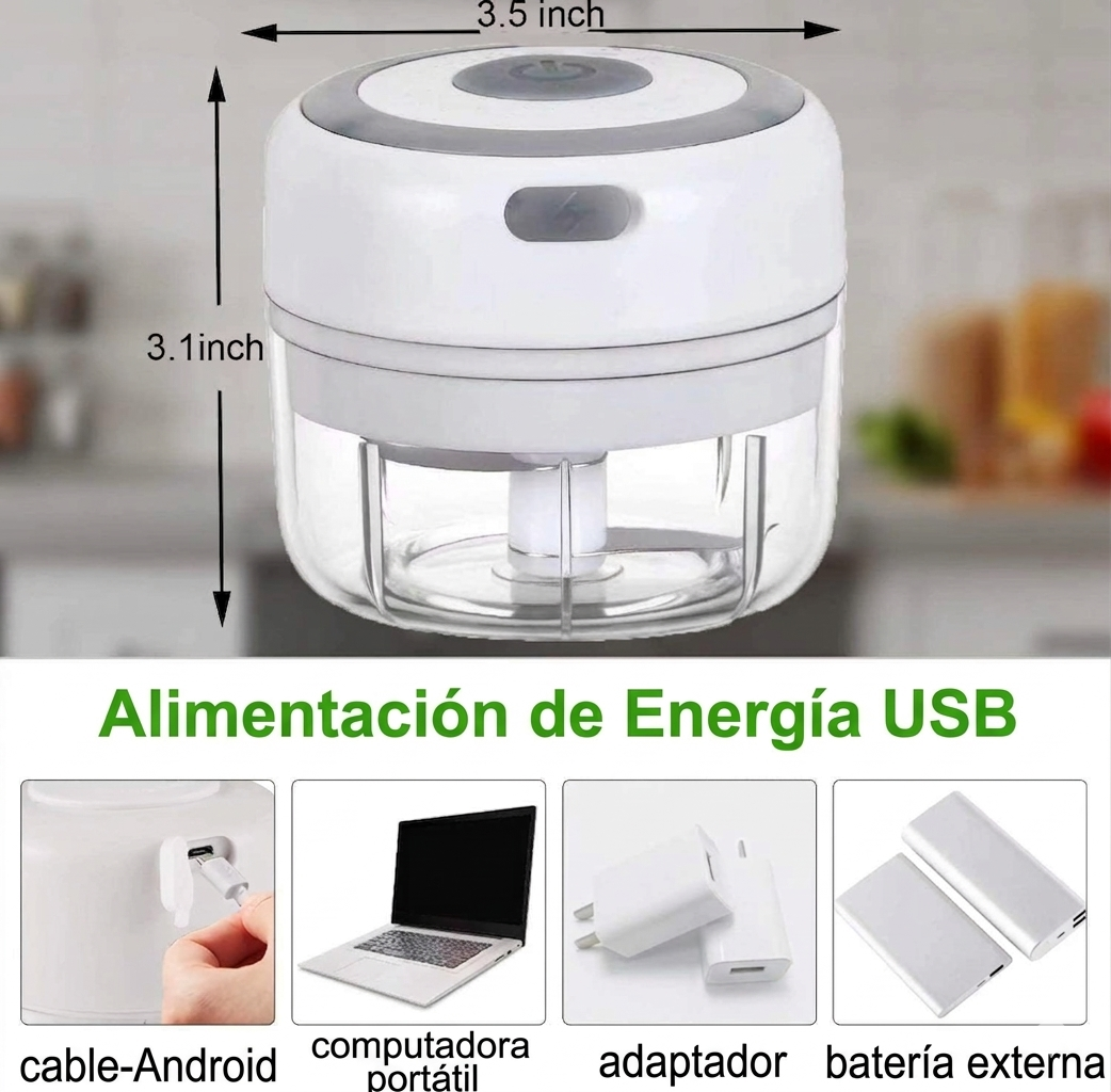 Picador de verduras eléctrico de 100ml