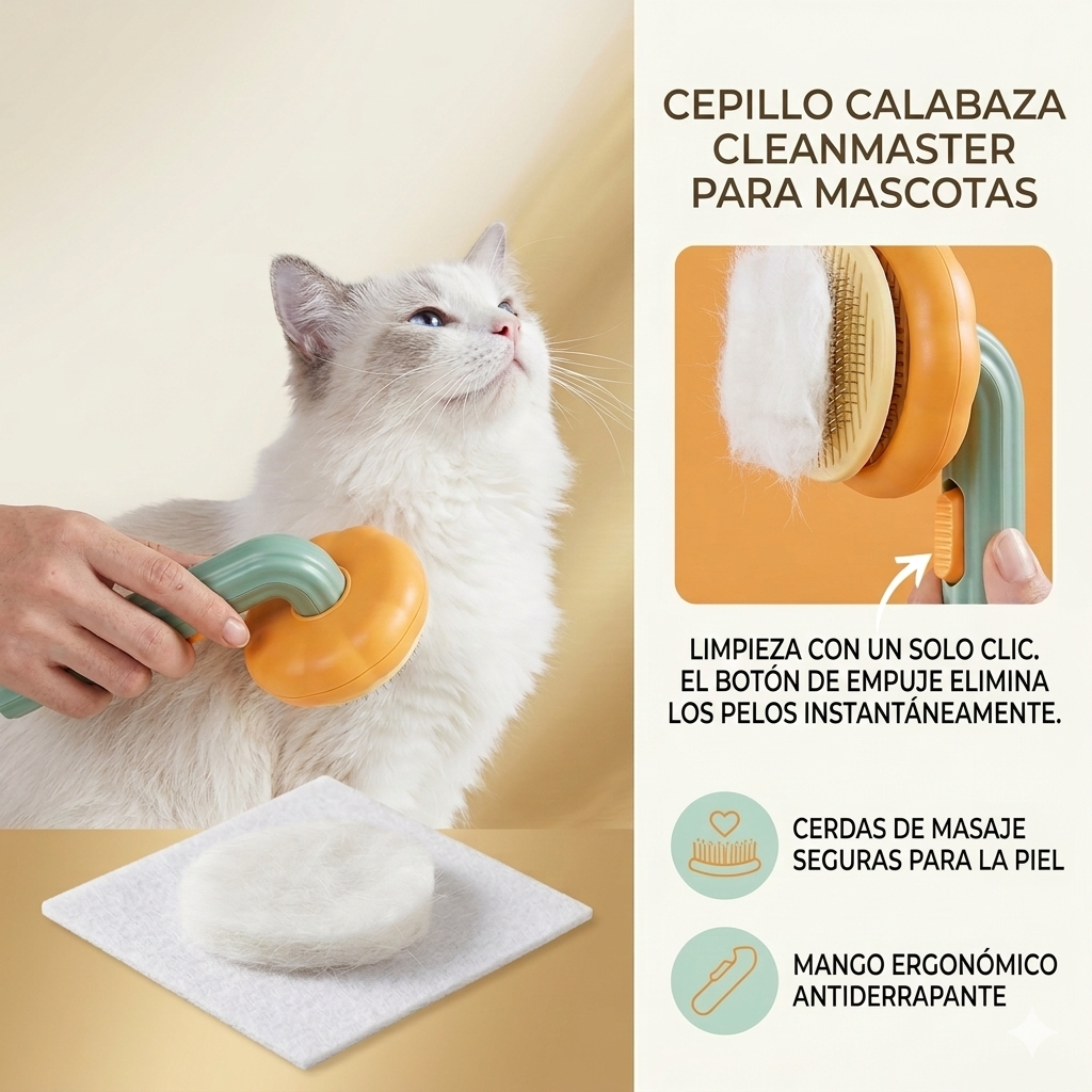 Peine de Masaje Pro-Grooming para Perros y Gatos