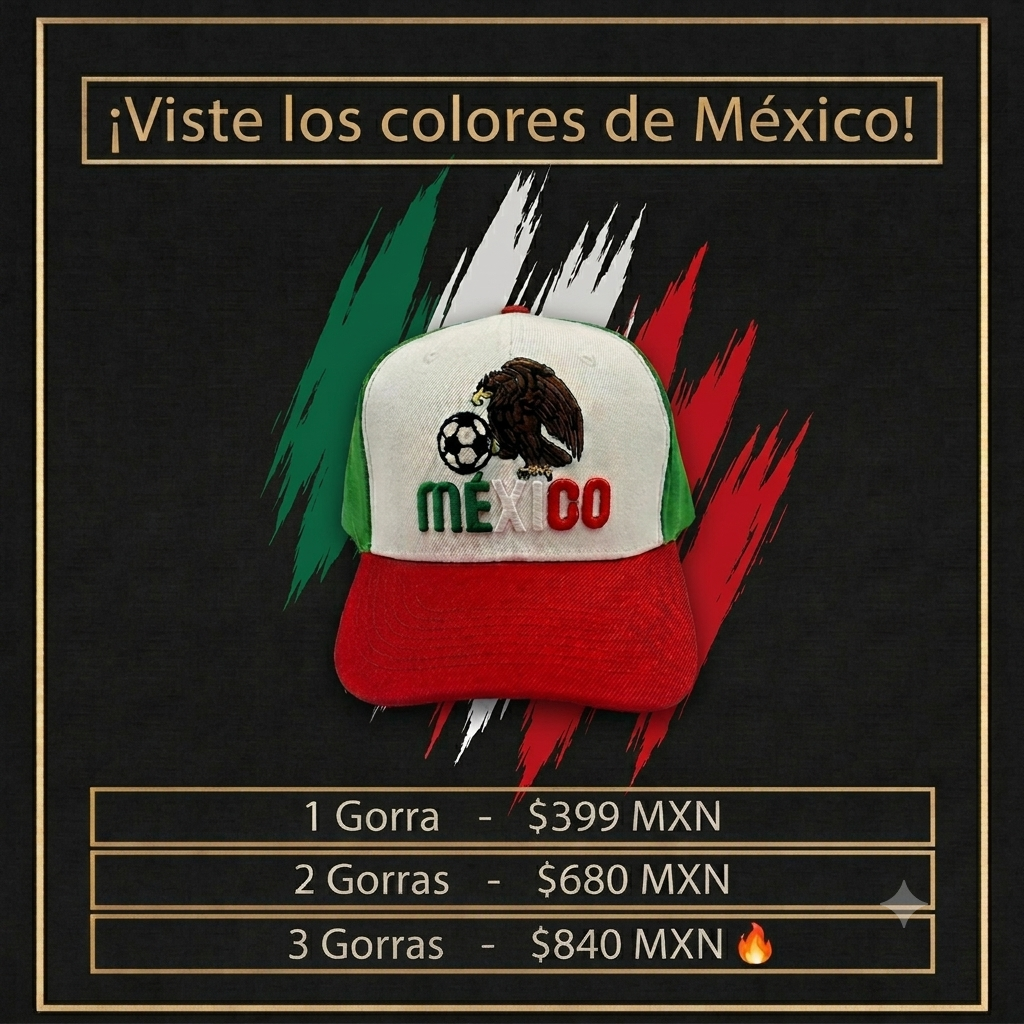 Gorra Mundialista México 2026