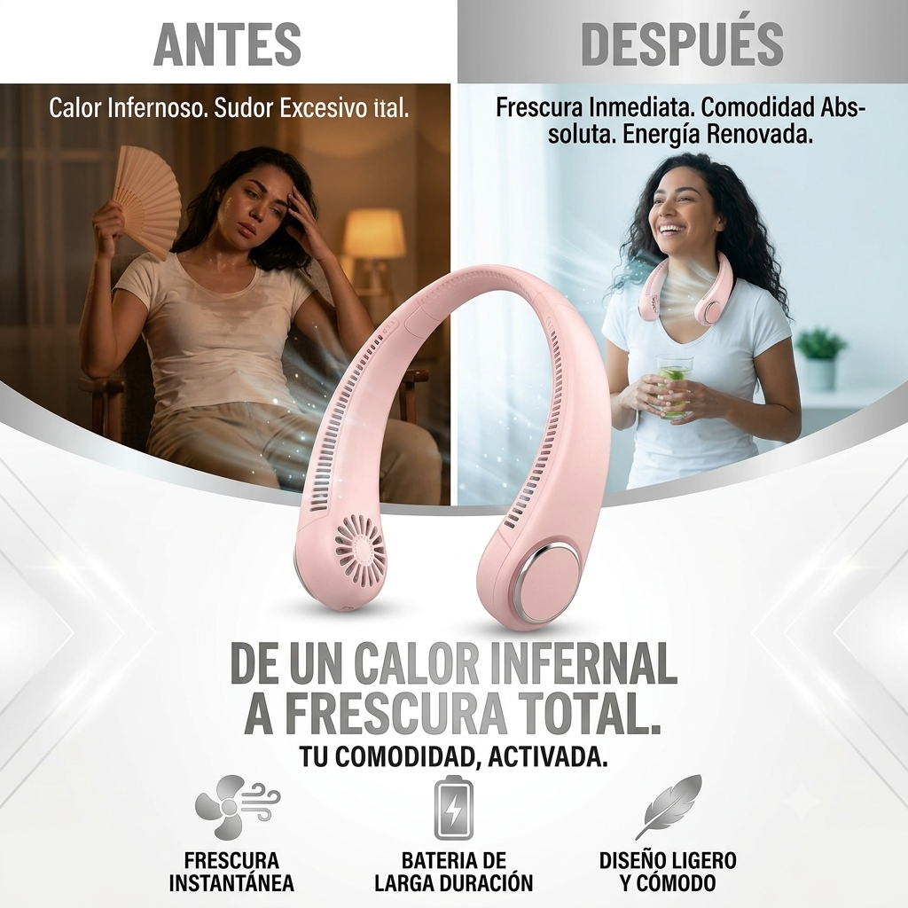 VENTILADOR PORTÁTIL DE CUELLO