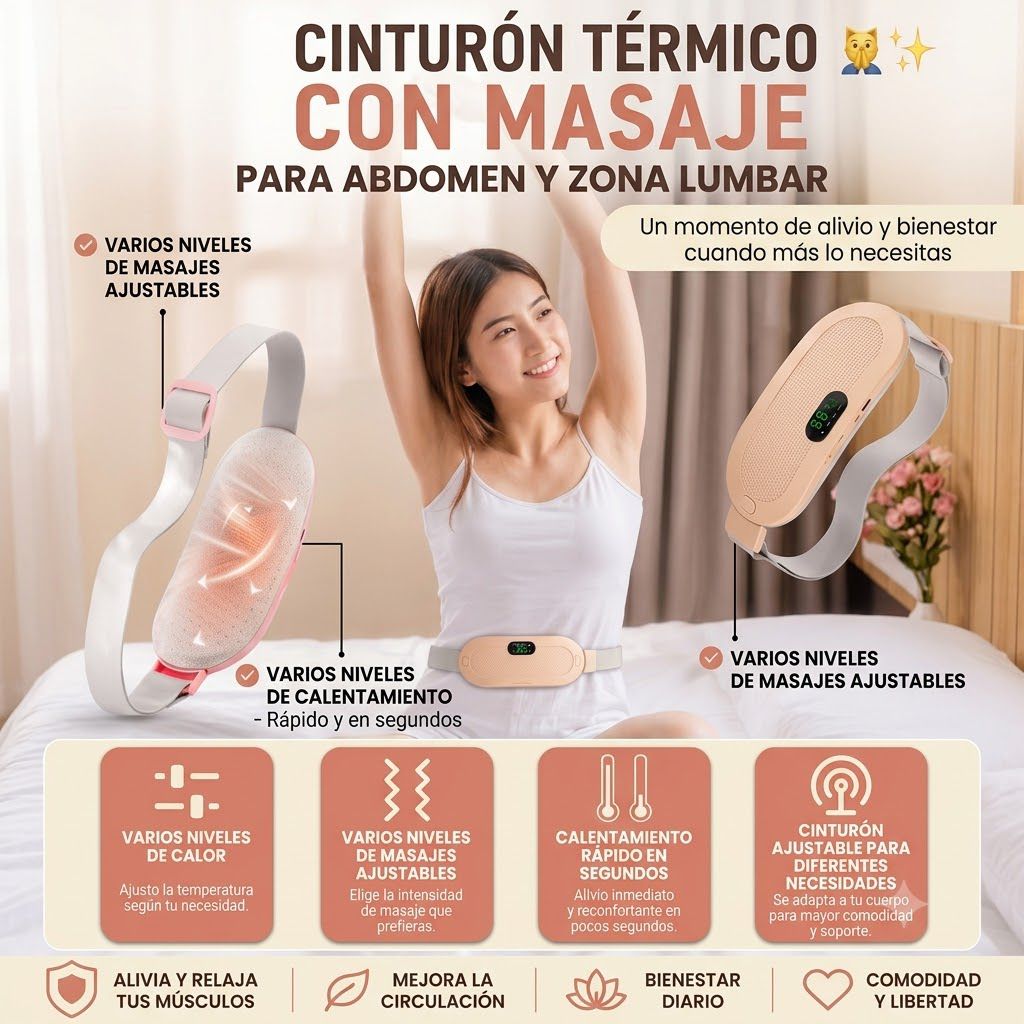 Almohadilla térmica para cólicos