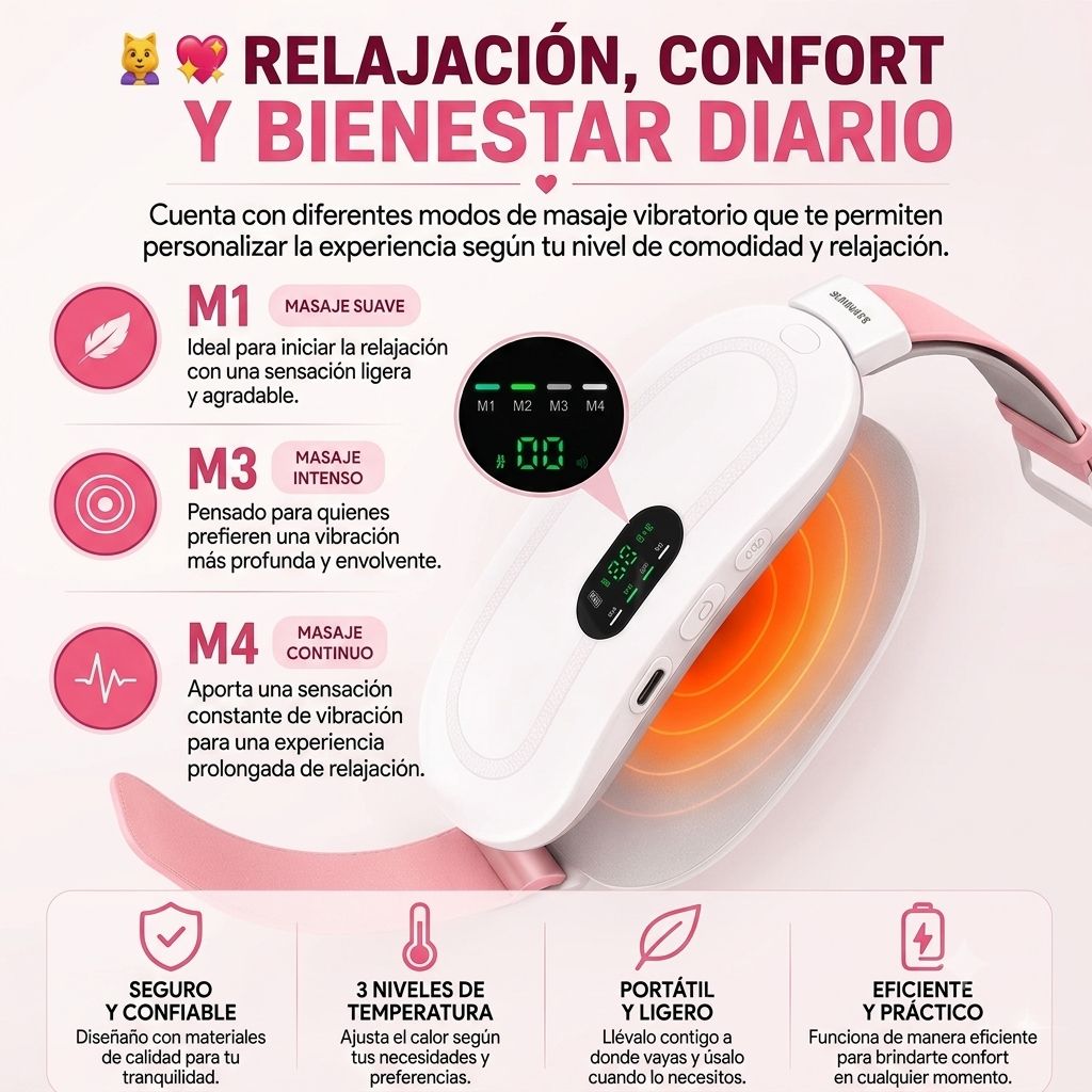 Almohadilla térmica para cólicos