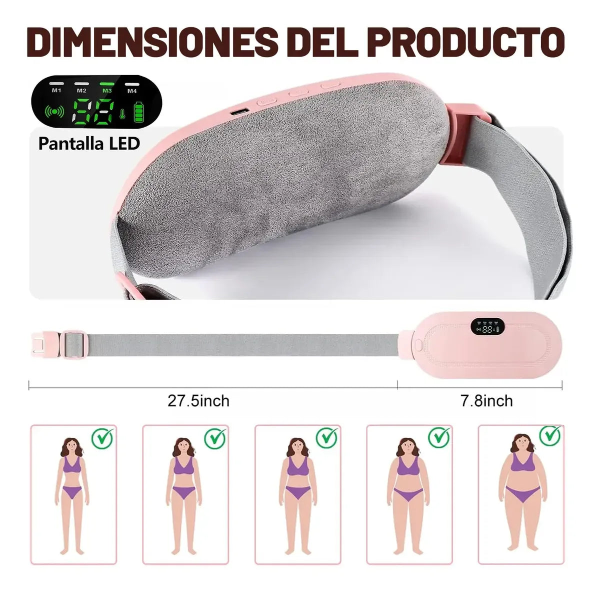 Almohadilla térmica para cólicos